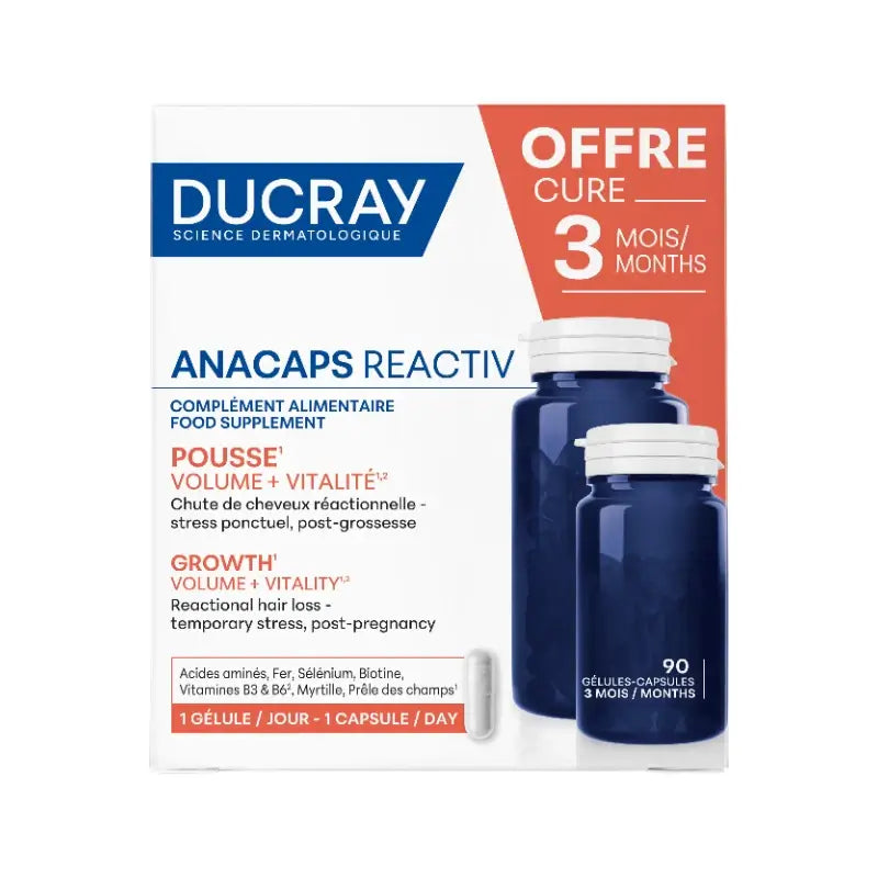 Ducray Anacaps Reactiv Caps Nc, 90 capsule
