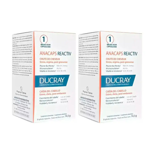 Ducray Anacaps Reactiv, confezione 2 x 30 capsule