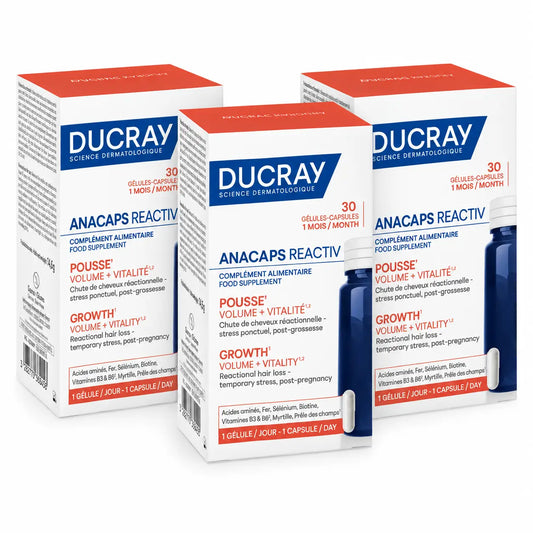 Ducray Anacaps Reactiv, confezione 3 x 30 capsule