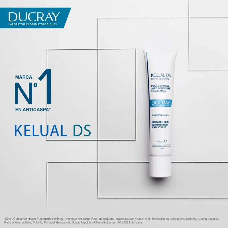 Ducray Kelual Ds Crema Viso Lenitiva , 40 ml