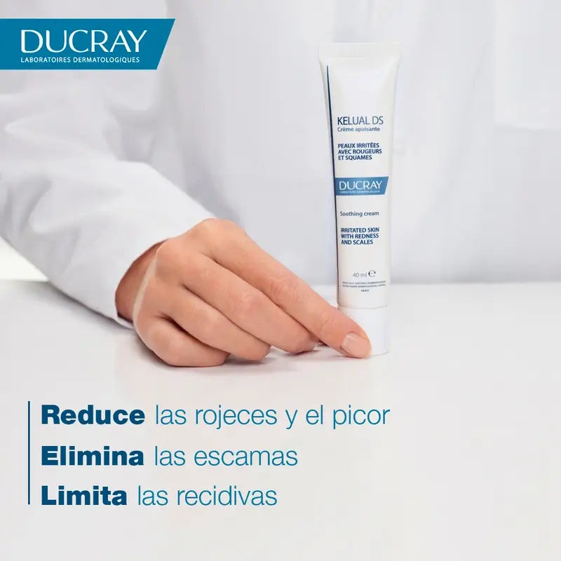 Ducray Kelual Ds Crema Viso Lenitiva , 40 ml