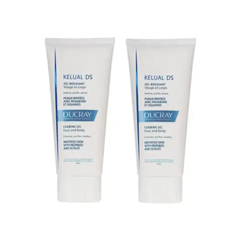 Ducray Kelual Ds Gel detergente, 2X200 Ml