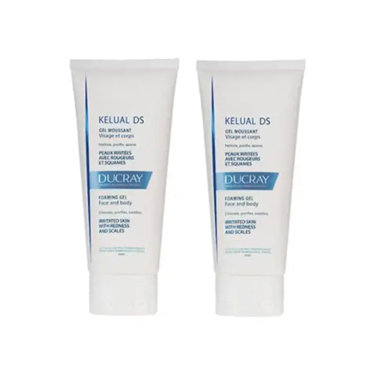 Ducray Kelual Ds Gel detergente, 2X200 Ml