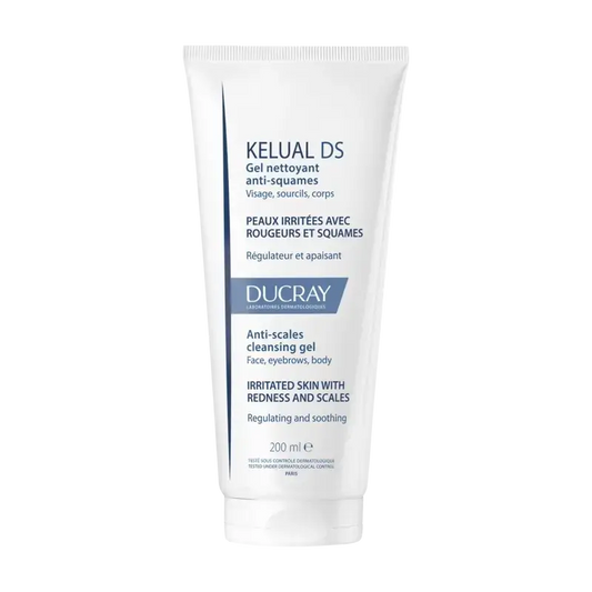 Ducray Kelual Ds Gel detergente viso, 200 ml