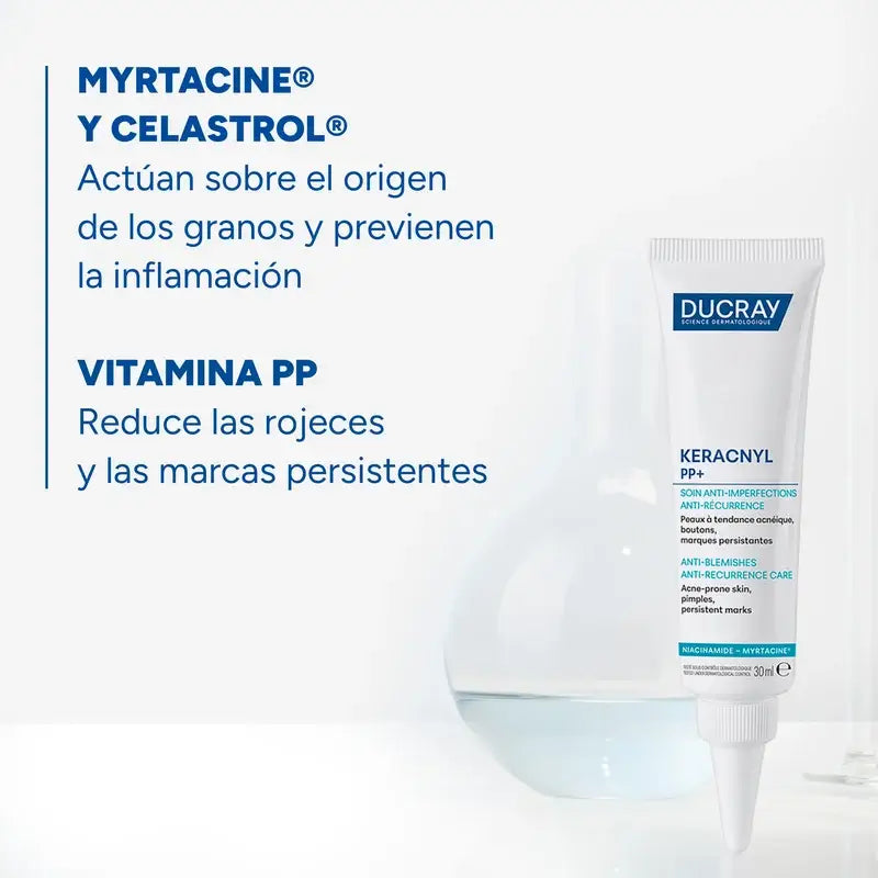 Ducray Keracnyl Pp+ Crema Anti-Imperfezioni, 30 ml