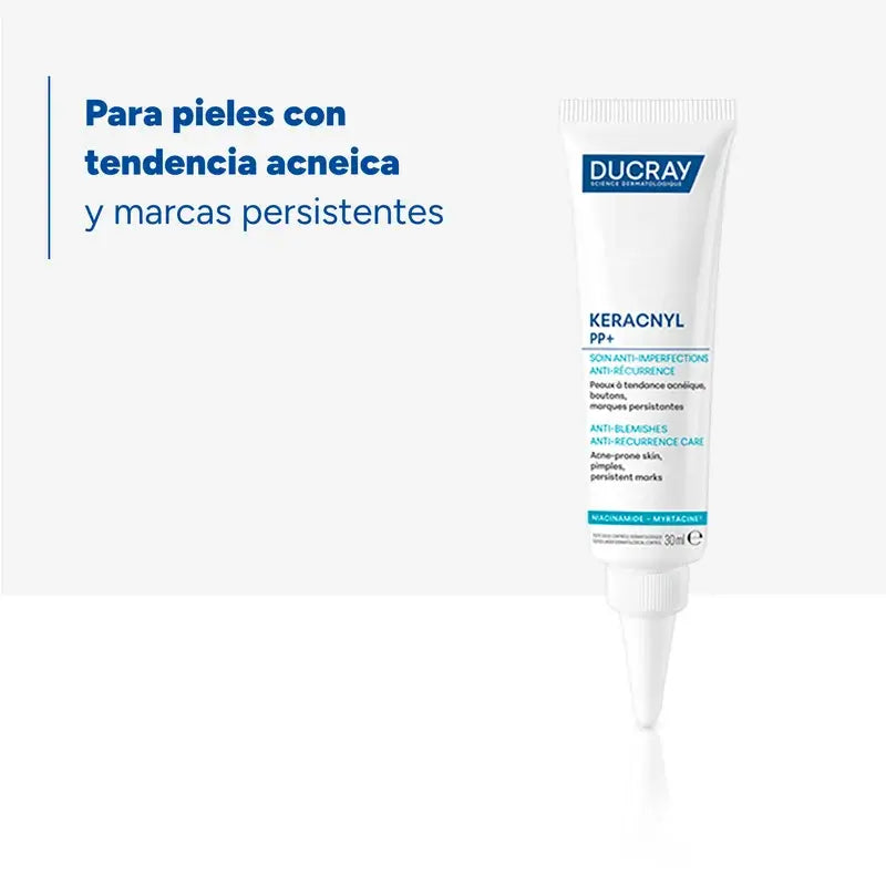Ducray Keracnyl Pp+ Crema Anti-Imperfezioni, 30 ml
