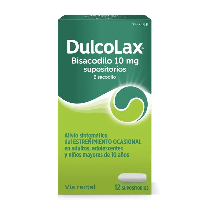 Dulcolax Bisacodyl 10 mg, 12 supposte