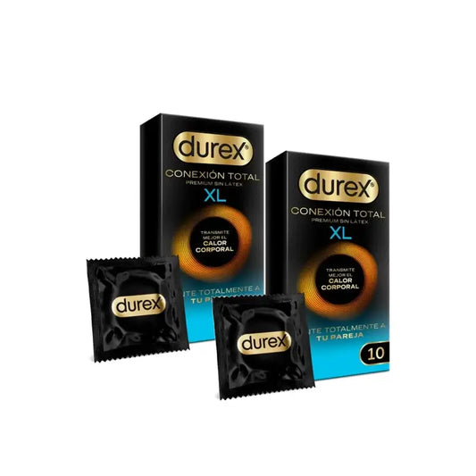 Durex Conexión Total XL 10 preservativi, confezione da 2
