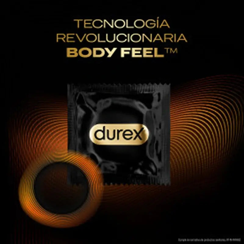 Durex Total Connection XL Ultra Thin Plus Preservativi senza lattice con tecnologia Body Feel, 10 preservativi