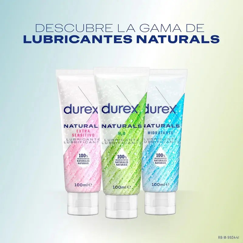 Durex Duplo Naturals Gel Lubrificante 2a unità 50% 50%.