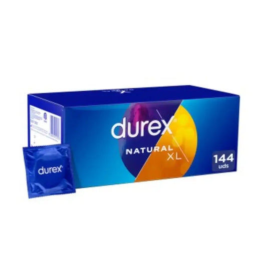 Durex Natural XL Extra Large, 144 preservativi