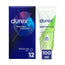 Durex Extra Safe 12 pezzi + Lubrificanti Naturali (Verde) 100 ml