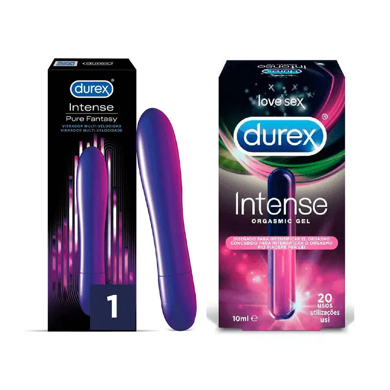 Durex Her + Durex Intense Orgasmic Vibrator, dildo clitorideo per donne