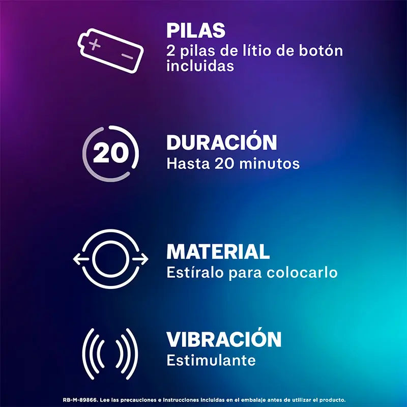 Confezione Durex Gel Orgasmico Intenso + Anello Vibrante Intenso Orgasmico