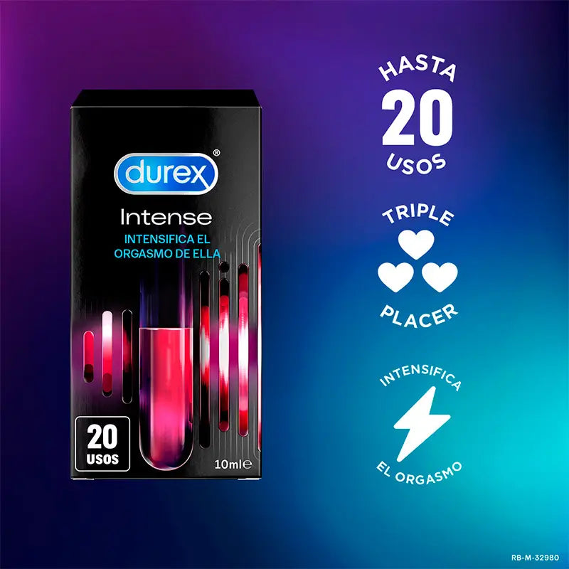 Confezione Durex Gel Orgasmico Intenso + Anello Vibrante Intenso Orgasmico