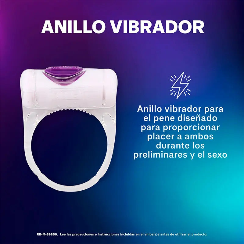 Confezione Durex Gel Orgasmico Intenso + Anello Vibrante Intenso Orgasmico