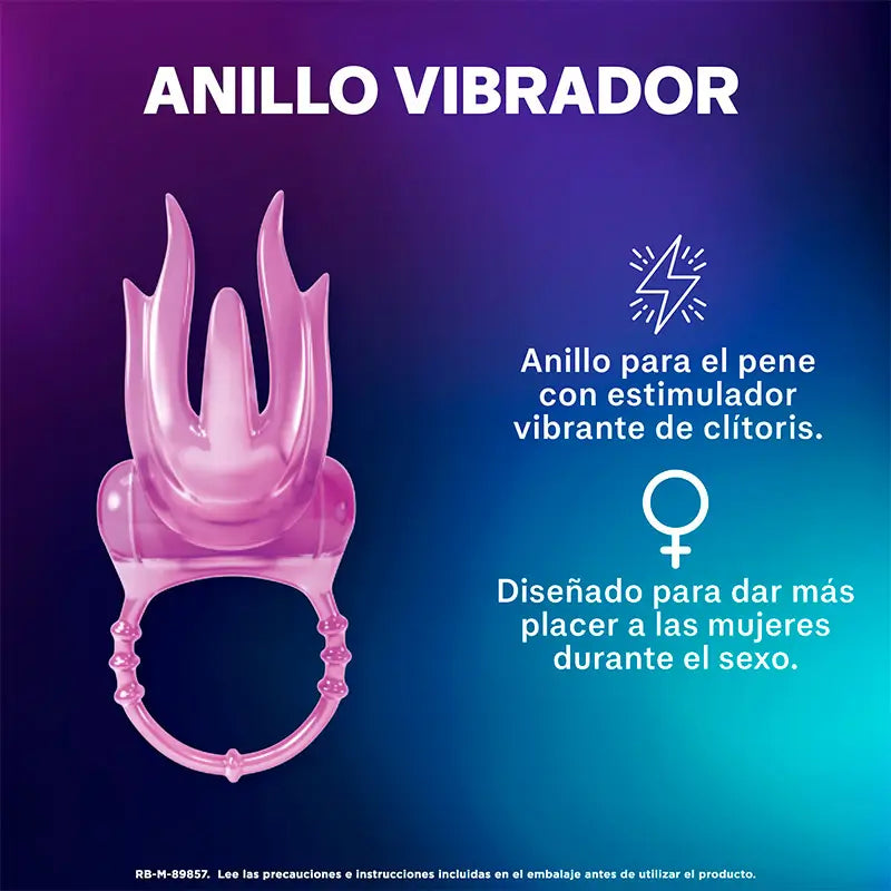 Confezione Durex Lubrificante effetto caldo + Lubrificante effetto freddo + Anello vibrante Diablillo