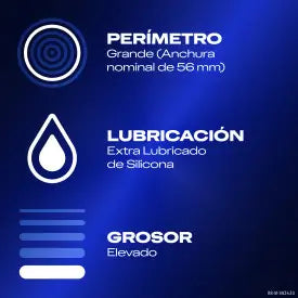 Durex Perfect Connection Extra Lubrificato, 10 preservativi