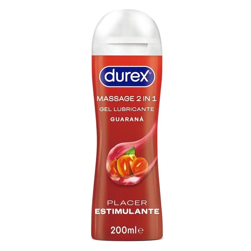 Durex Massaggio e Lubrificante Stimolante Guaranà 200 ml