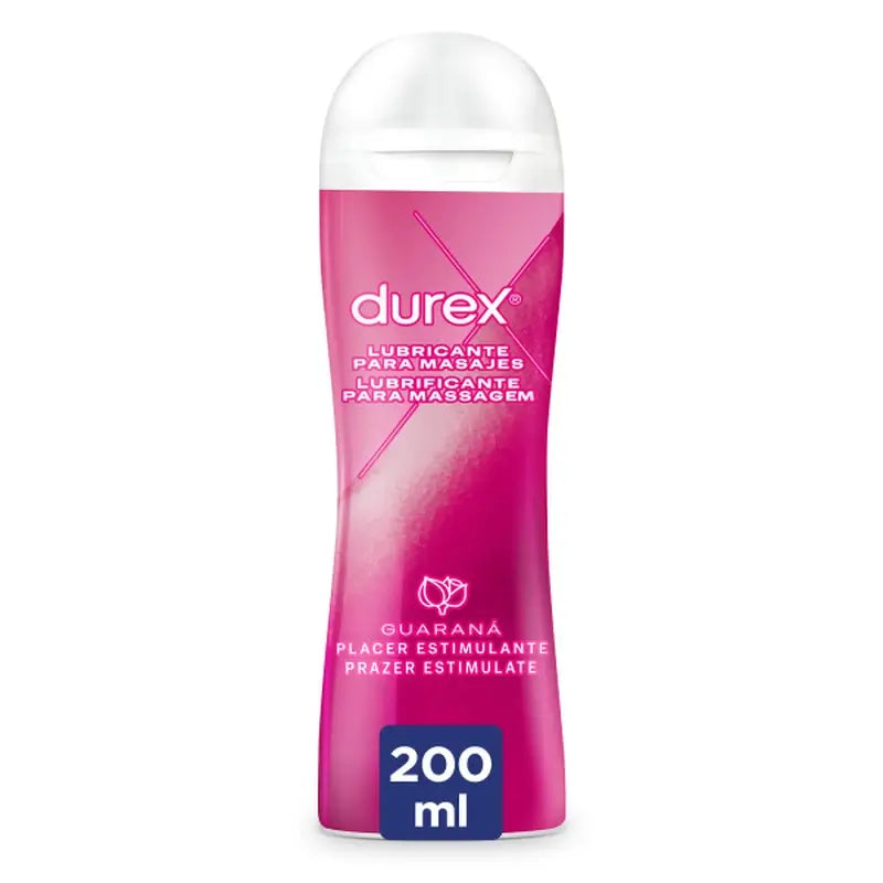 Durex Massaggio e Lubrificante Stimolante Guaranà 200 ml