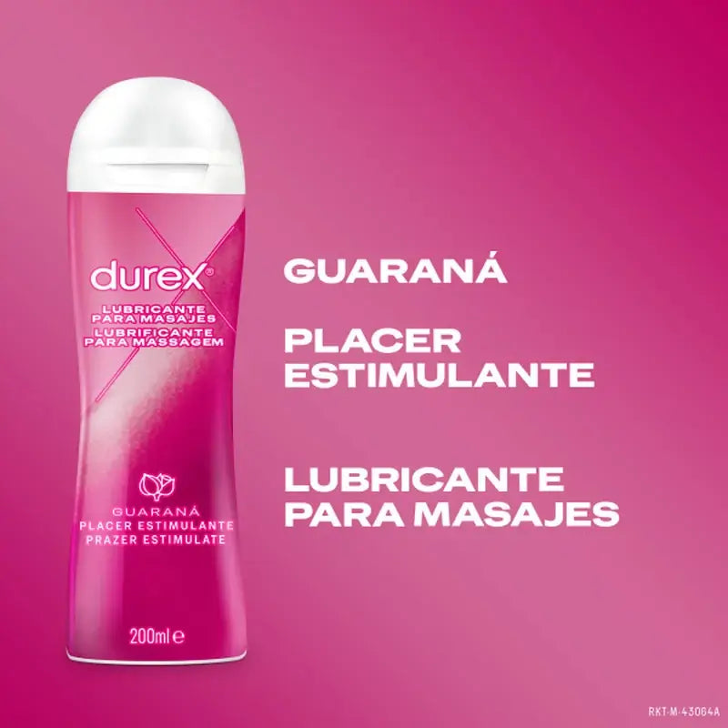 Durex Massaggio e Lubrificante Stimolante Guaranà 200 ml