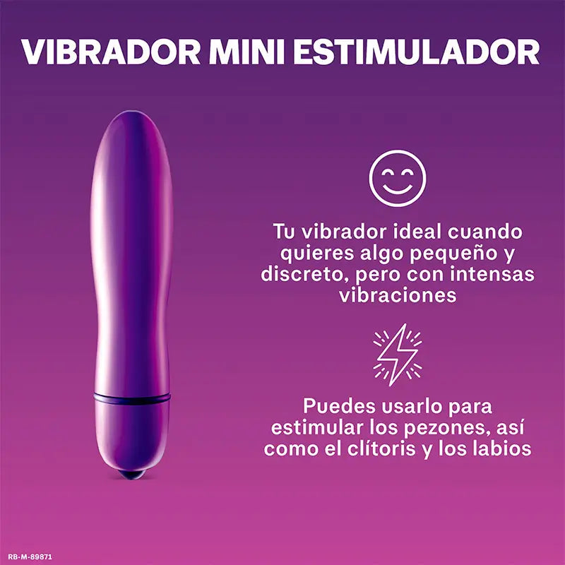 Durex Vibratore Mini Intenso Orgasmico Puro Piacere, Dildo Clitorideo per Donne