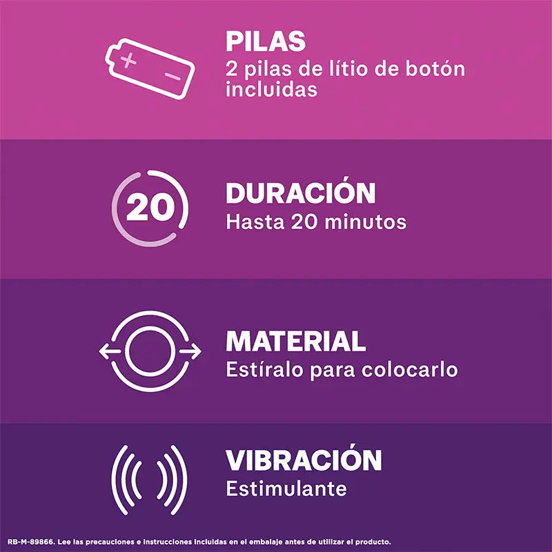 Anello vibrante Durex per giocattoli sessuali Vibrazioni orgasmiche intense Stimolatore del clitoride