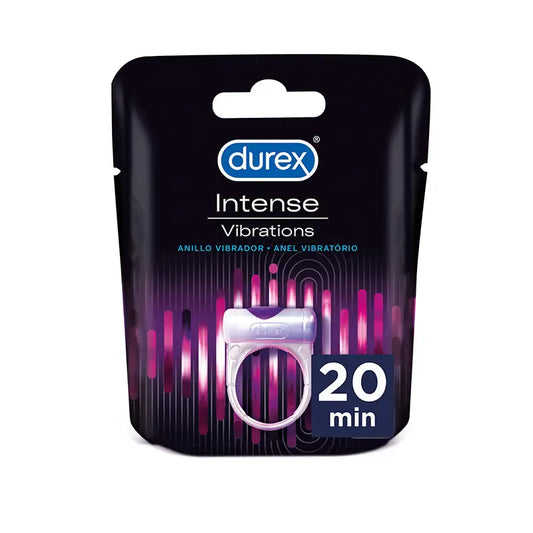 Anello vibrante Durex per giocattoli sessuali Vibrazioni orgasmiche intense Stimolatore del clitoride