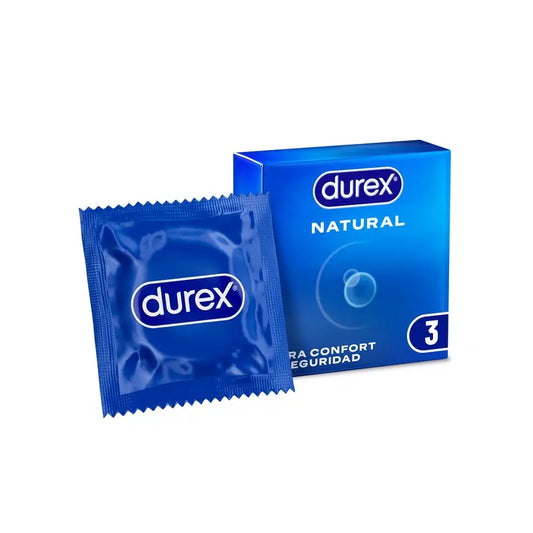 Preservativi naturali Durex, per il comfort e la sicurezza, 3 preservativi