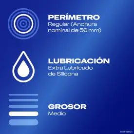 Preservativi Durex Natural Plus Original, 12 pezzi.