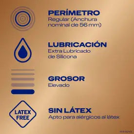 Preservativi Durex Real Feel, sensazione pelle su pelle, senza lattice, 3 preservativi
