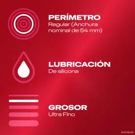 Durex Preservativi Super Sottili Contatto Totale 6 unità