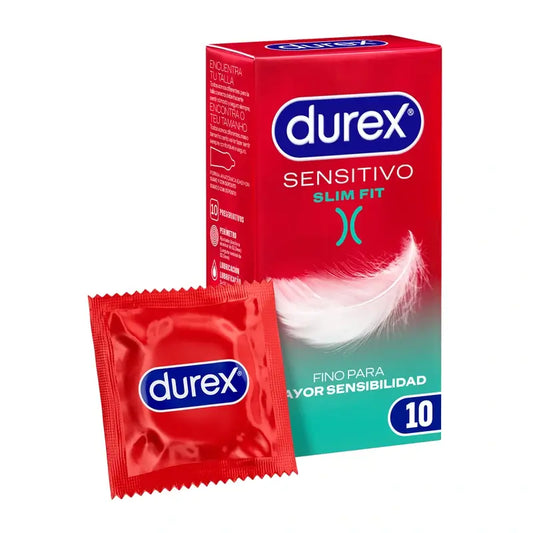 Durex Soft Sensitive Preservativi per una maggiore sensibilità Taglia piccola 10 pezzi