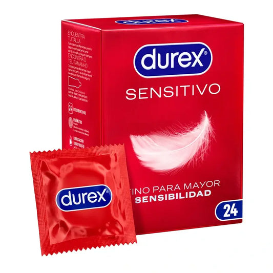 Preservativi Durex Soft Sensitive per una maggiore sensibilità 24 unità