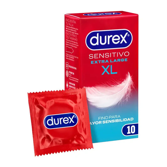 Preservativi Durex Soft Sensitive per una maggiore sensibilità Taglia Xl 10 unità