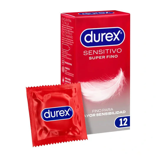 Durex Preservativi Super Sottili Contatto Totale 12 unità