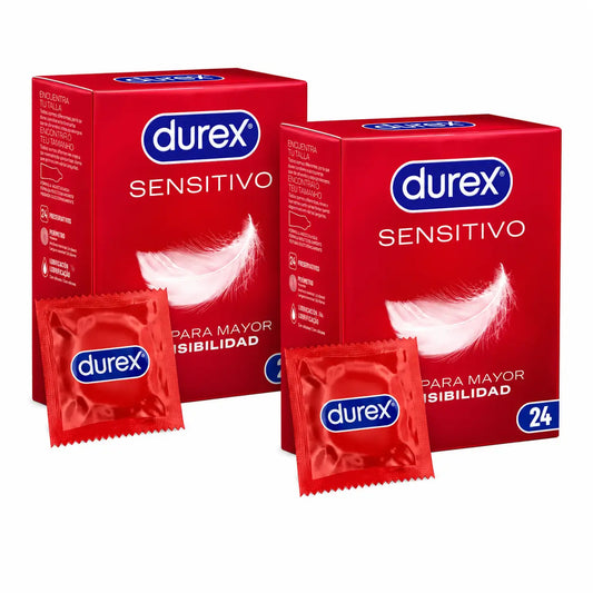 Confezione di preservativi Durex Ultra Thin Soft Sensitive, 24 x 2
