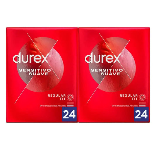Confezione di preservativi Durex Ultra Thin Soft Sensitive, 24 x 2
