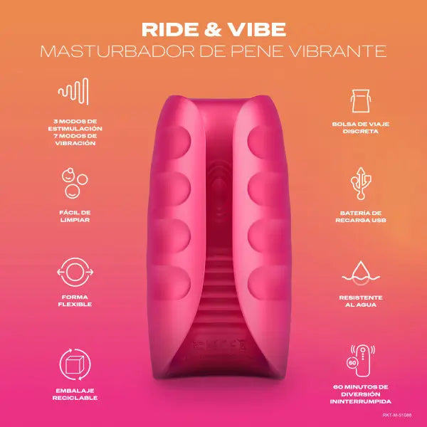 Masturbatore per pene Durex Ride & Vibe