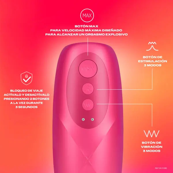 Masturbatore per pene Durex Ride & Vibe