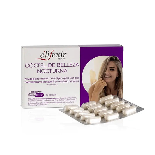Elifexir Essential Night Beauty Cocktail Acido Ialuronico 30Capsule