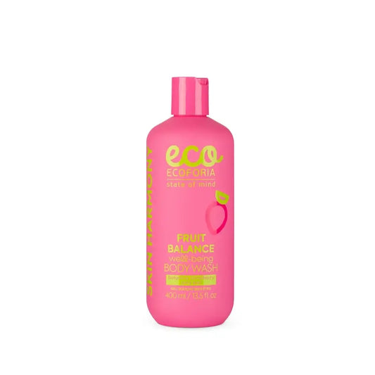 Ecoforia gel doccia «Benessere» alla fragola e al kiwi, 400 ml
