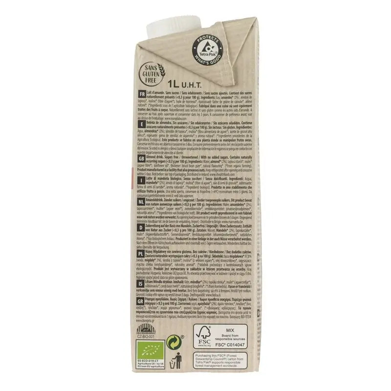 Ecomil Mandorla Classica Natura Bio, 1 l