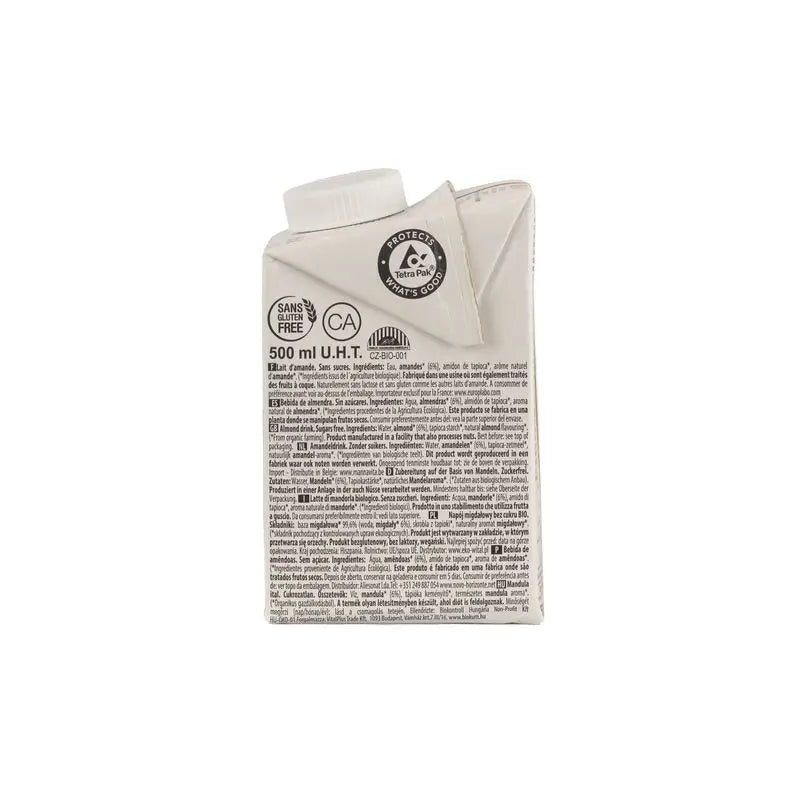 Ecomil Mandorla Natura Bio 500 Ml, 500 ml