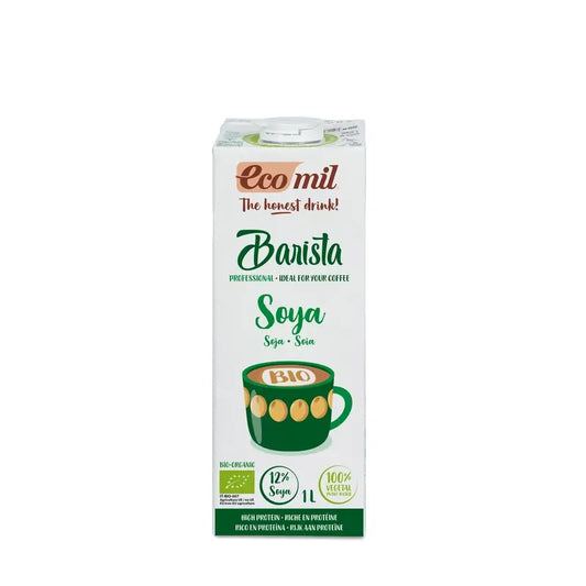 Ecomil Bevanda Vegetale Barista alla Soia Biologica, 1 litro