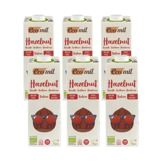 Ecomil Nocciola Natura, 6x1 Litro