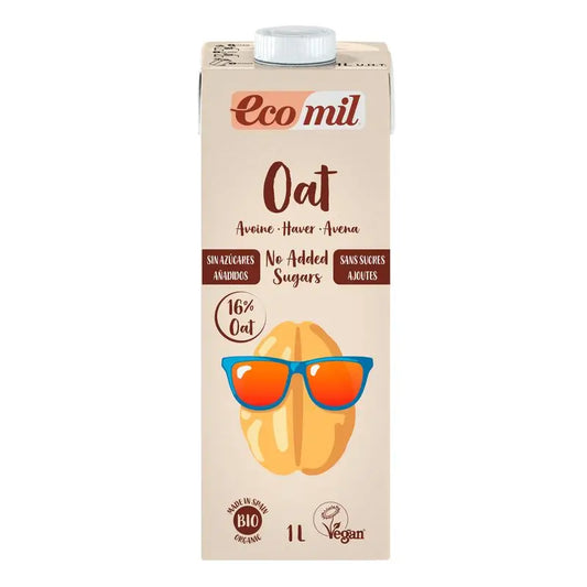Ecomil Avena Senza Zuccheri Aggiunti Bio, 1 l