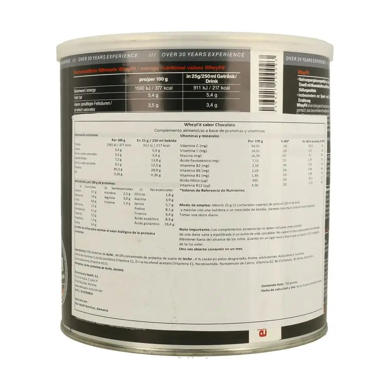 Eder Health Nutrition Wheyfit al gusto di cioccolato 750gr.