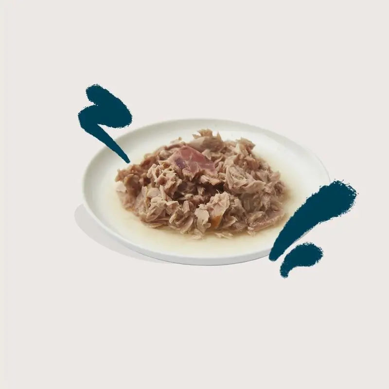 Edgard & Cooper Cibo umido per gatti 24x70g Filetti di tonno e calamari Senza cereali