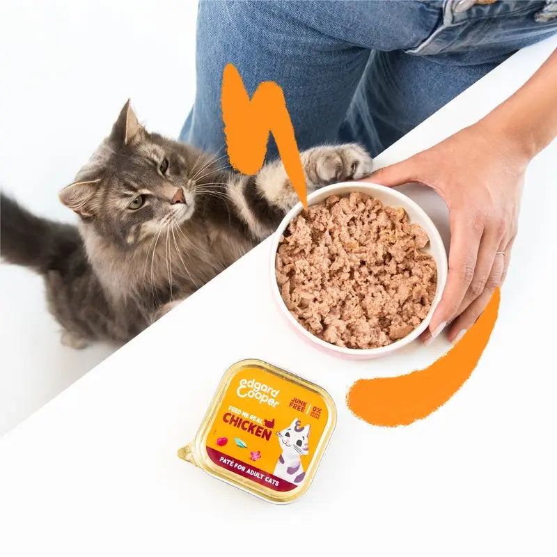 Edgard & Cooper Cibo umido per gatti adulti 16x85g Pollo allevato a terra